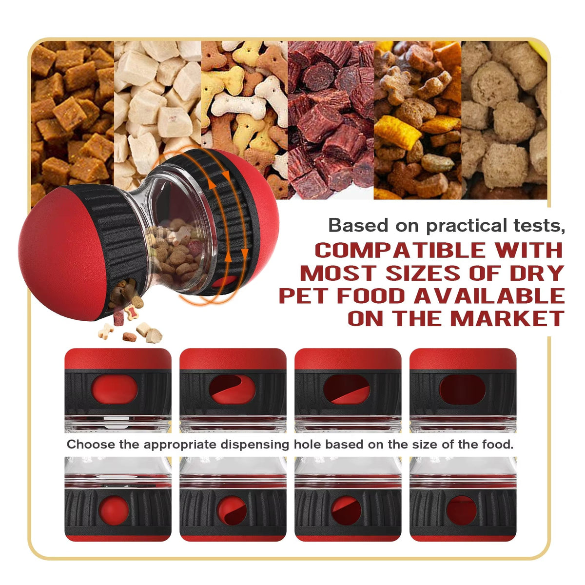 Dog Oval Slow Feeder Toy