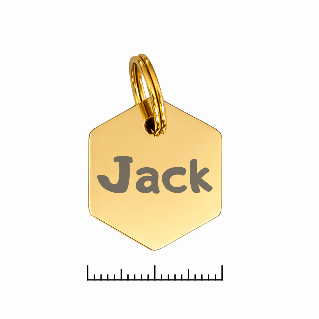 Médaille hexagone personnalisée