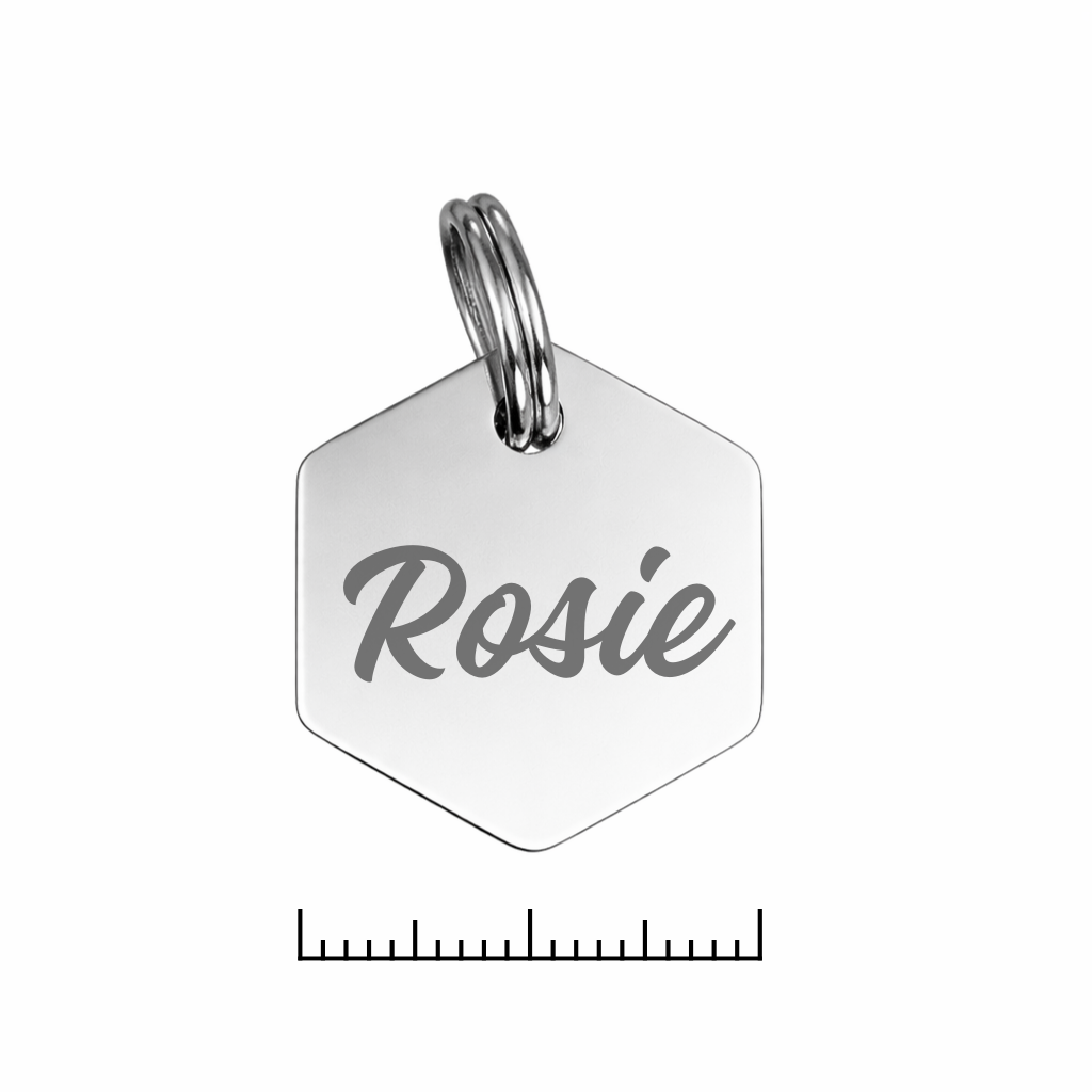 Médaille hexagone personnalisée