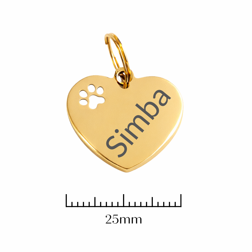 Médaille coeur personnalisée
