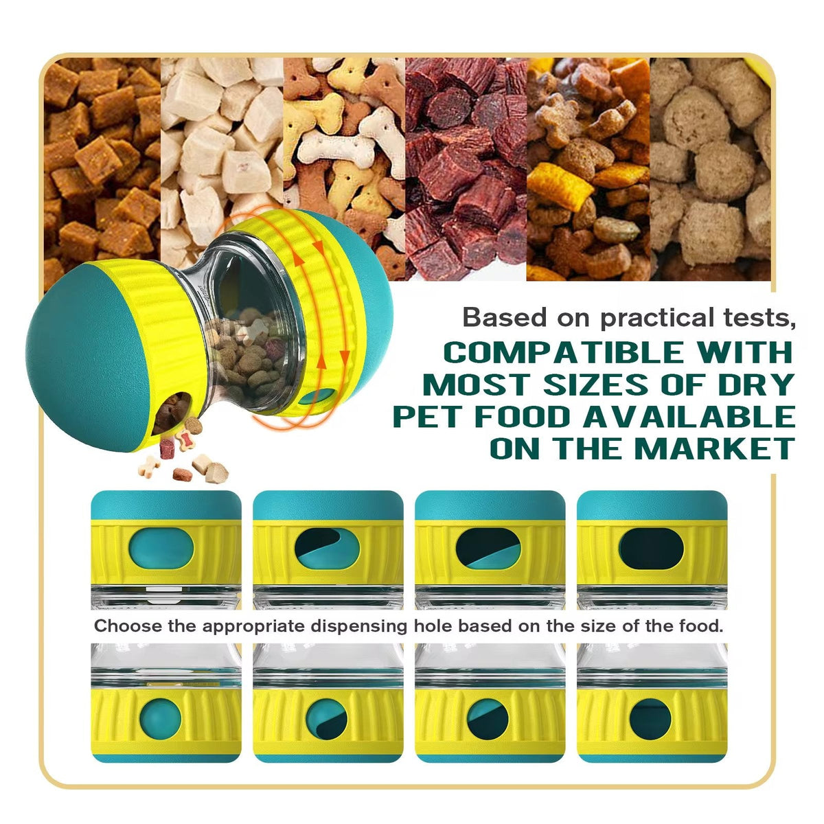 Dog Oval Slow Feeder Toy