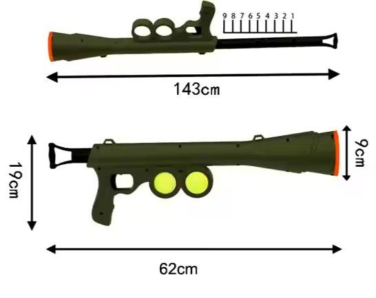 Dog Ball Launcher Toy with Tennis Ball
