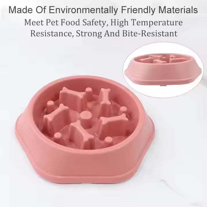 Dog Slow Feeder Bowl | Bone Design