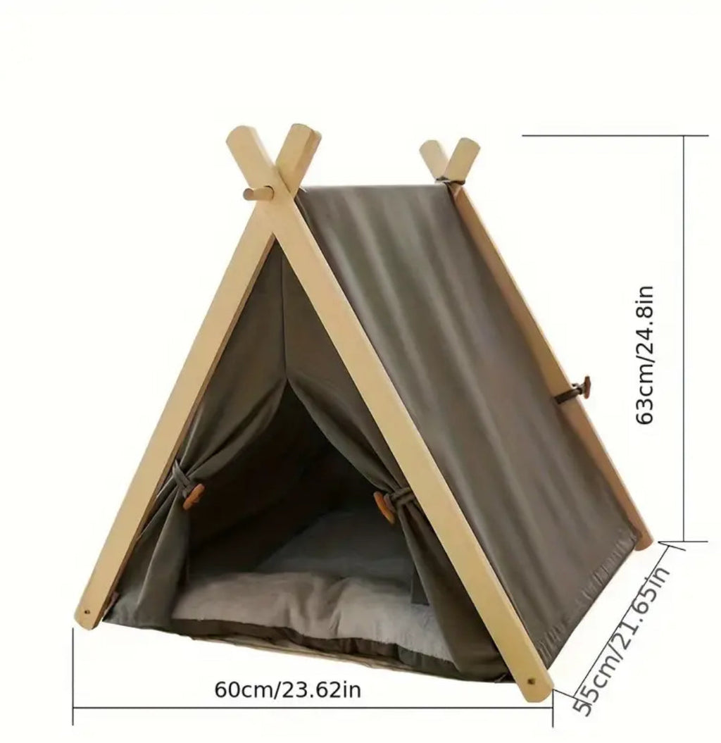 Nordic Dog Tent Bed | Enclosed Pet Hideaway Bed