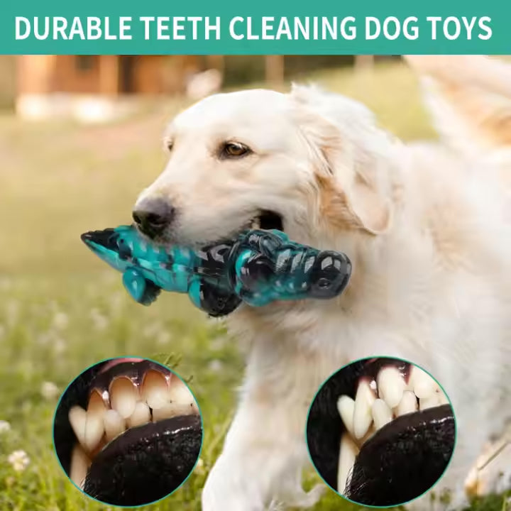 Crocodile Dog Chew Toy for Aggressive Chewers