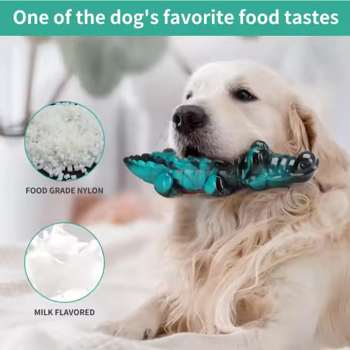 Crocodile Dog Chew Toy for Aggressive Chewers