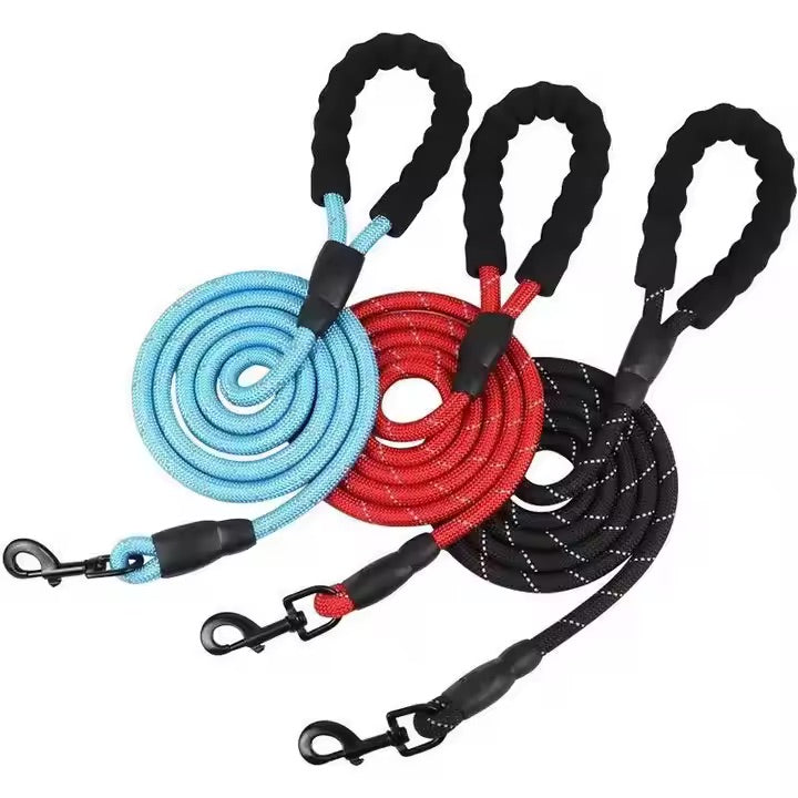 Reflective Dog Leash for Night Walks