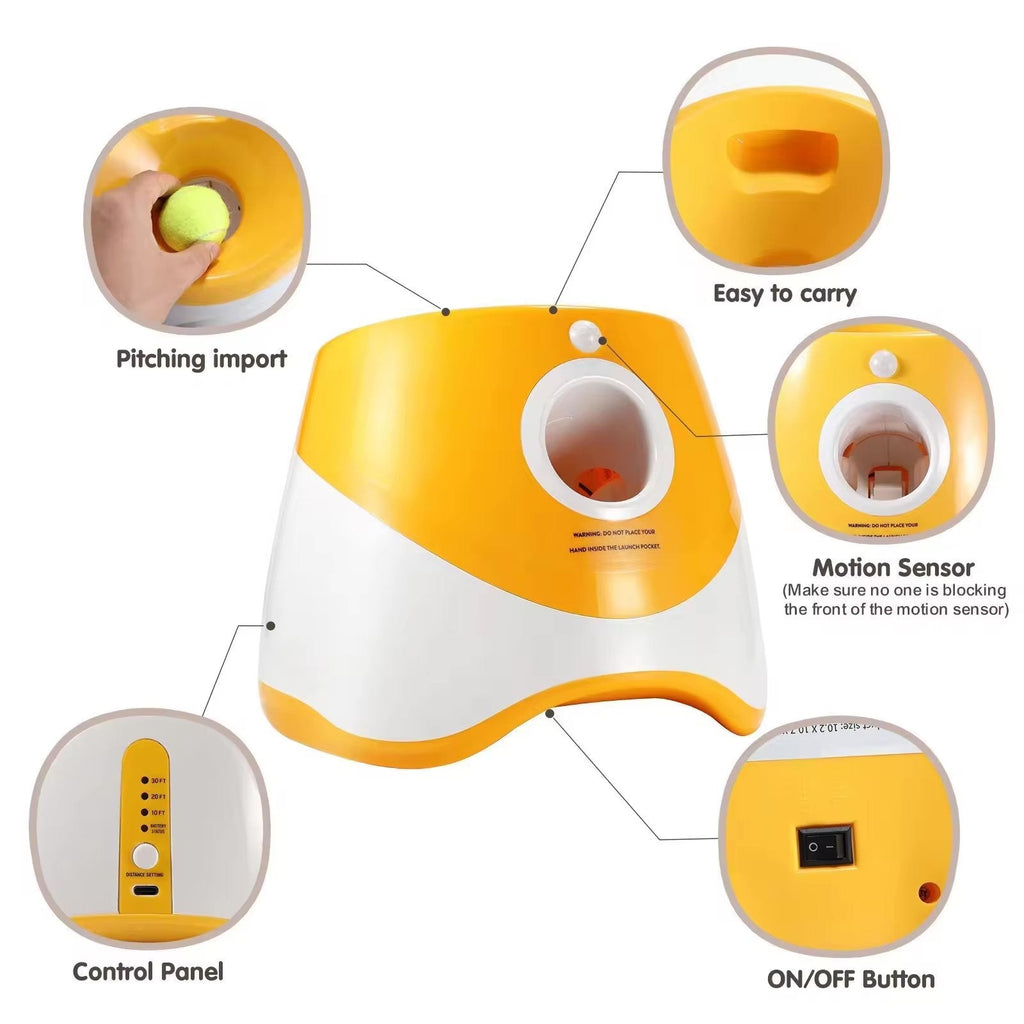 Automatic Dog Ball Launcher Toy