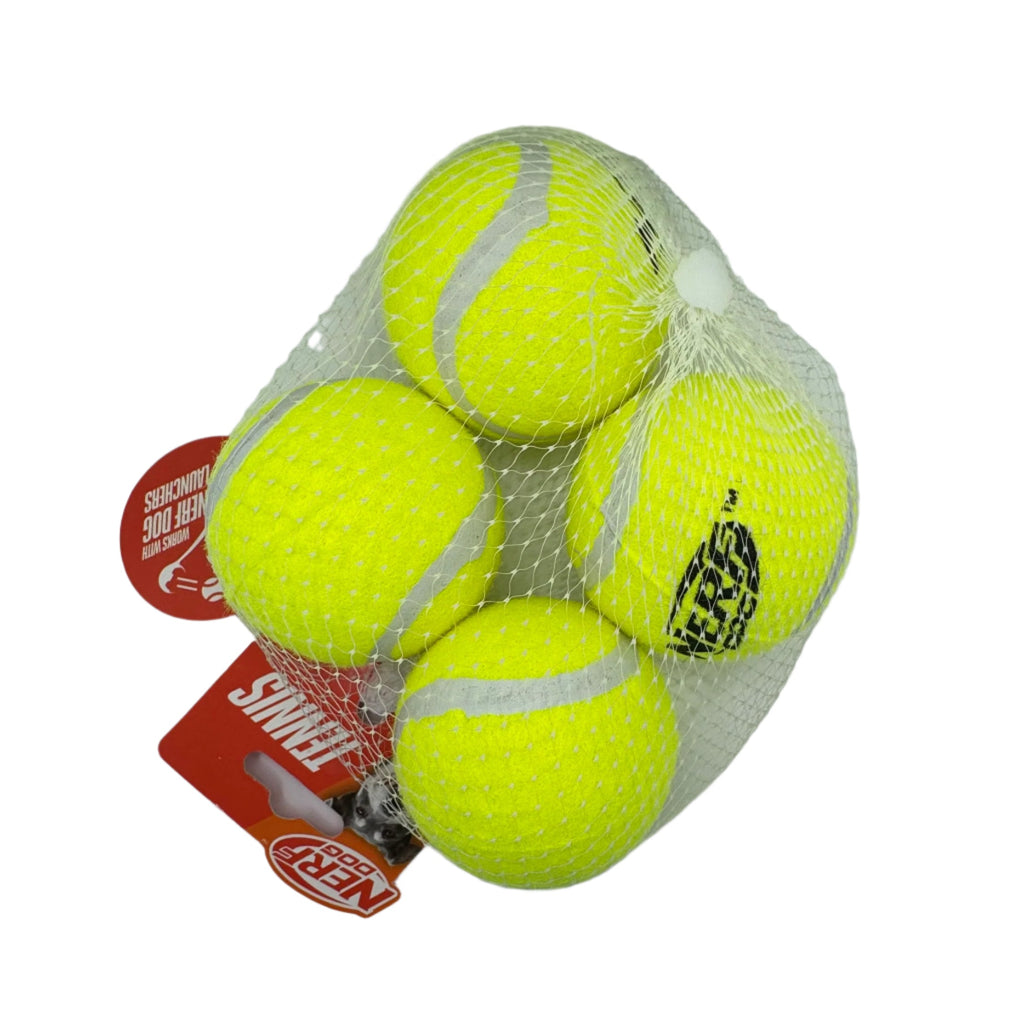 Dog Tennis Balls 4-Pack | Launcher Compatible