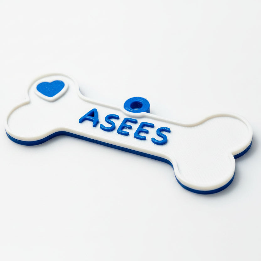 Personalized Pet ID Tag with Swivel Hook