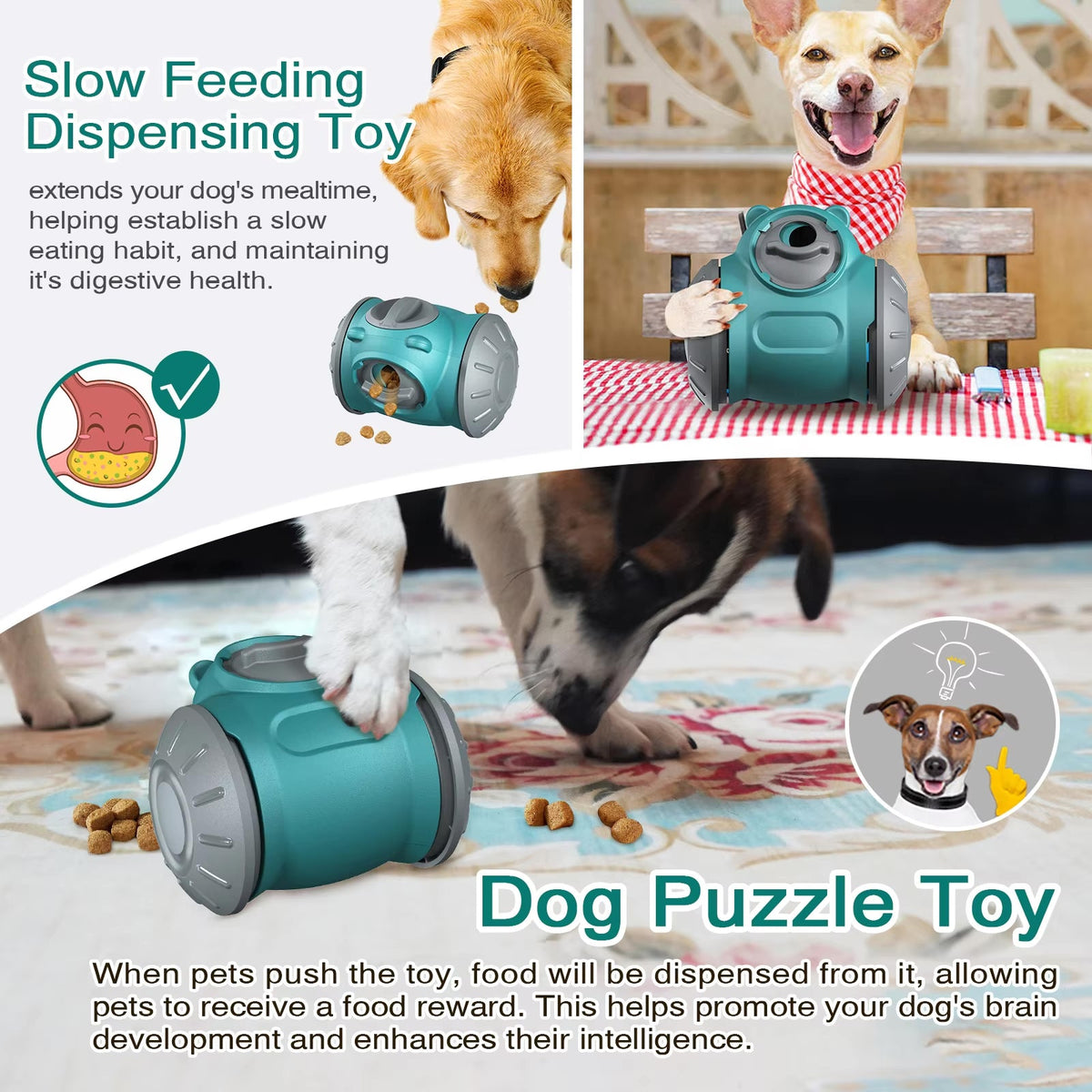 Dog Slow Feeder Toy | Bear Design