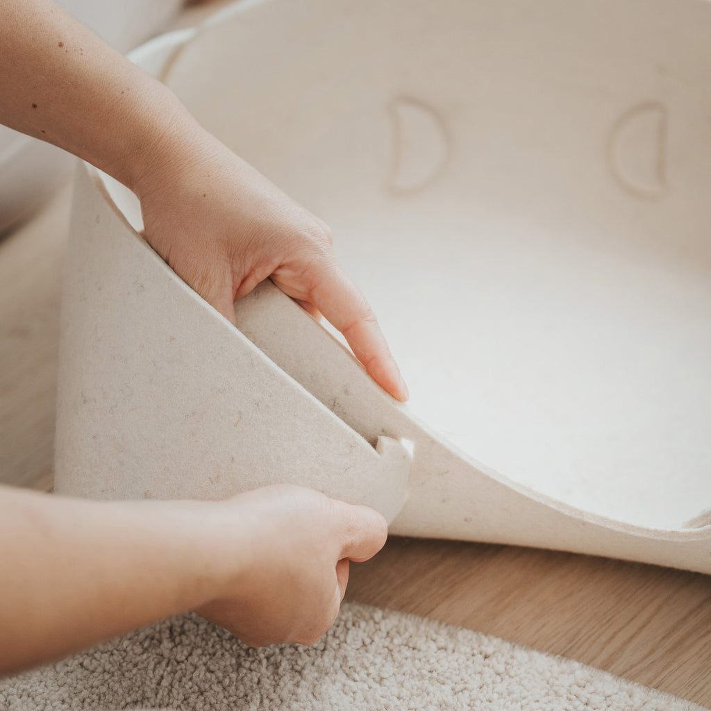 Panier pour animaux & maison en feutre de laine 14x12  | MATT™
