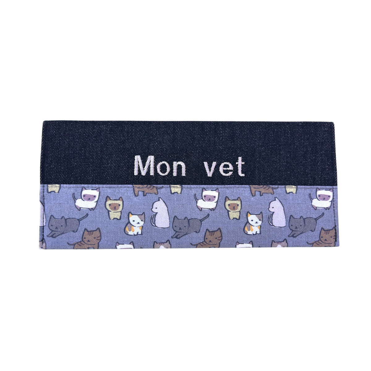 Protège carnet de vaccination Lolikö Chat gris