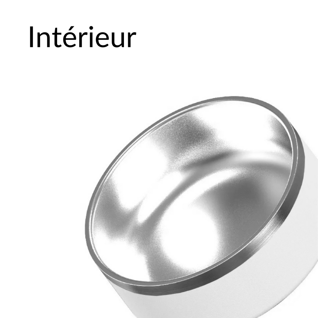 Gamelle personnalisée pour chien et chat grise