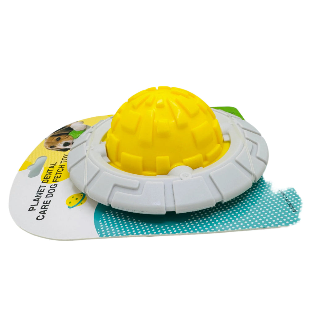UFO Dog Chew Toy with Squeaker