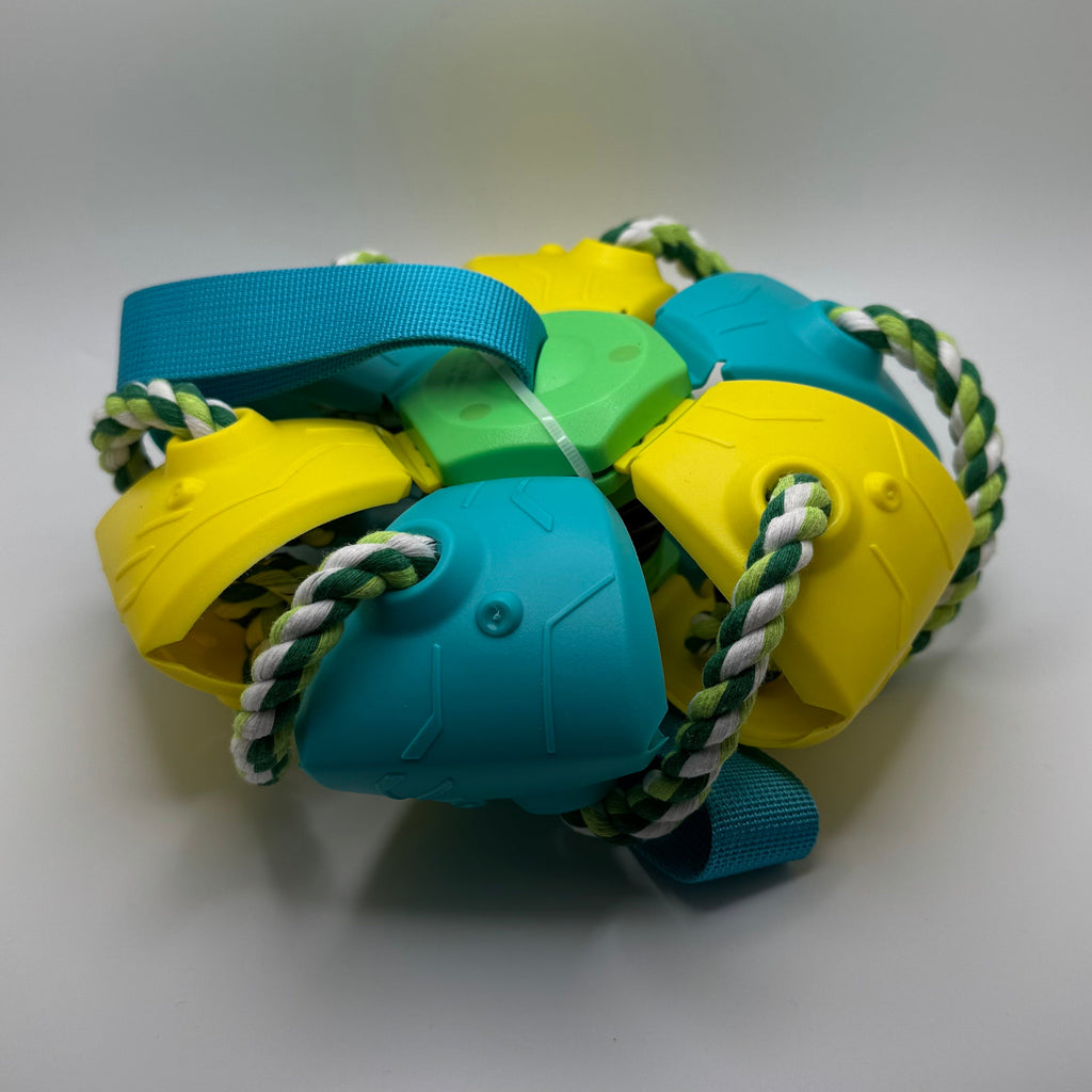 Dog Frisbee Ball Toy with Grab Tabs