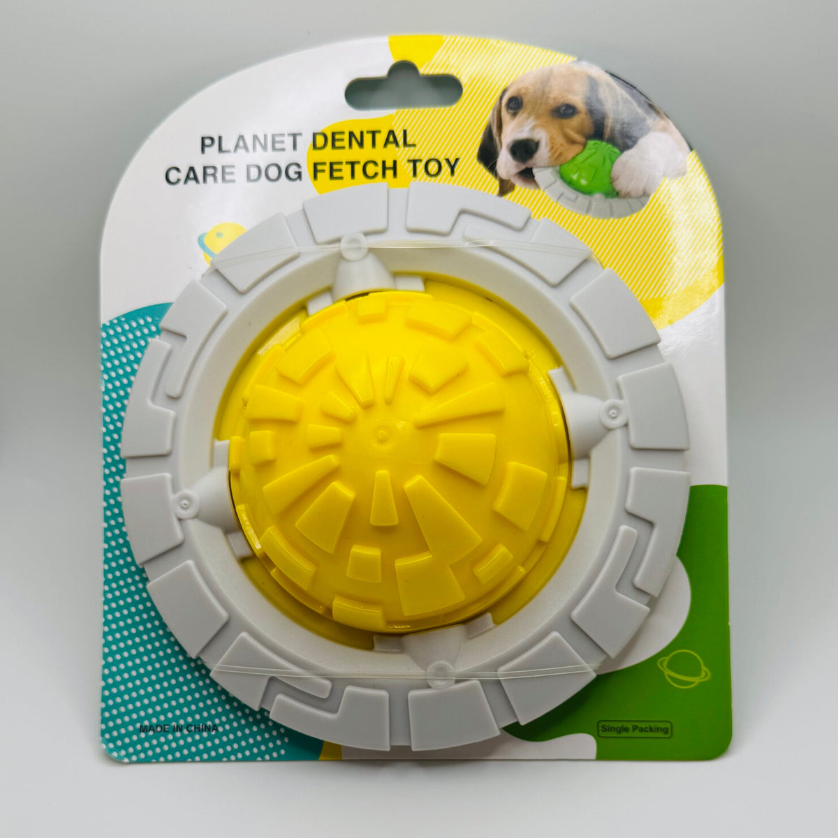 UFO Dog Chew Toy with Squeaker