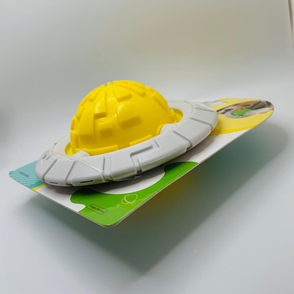 UFO Dog Chew Toy with Squeaker