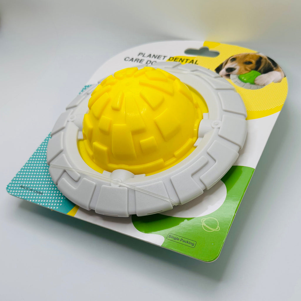 UFO Dog Chew Toy with Squeaker