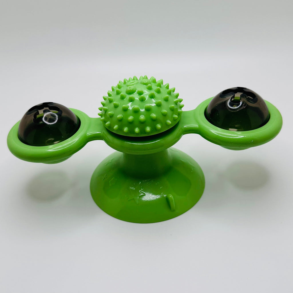 Cat Windmill Interactive Toy with Suction Cup
