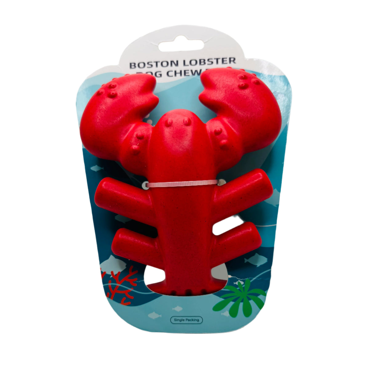 Lobster Dog Chew Toy for Aggressive Chewers