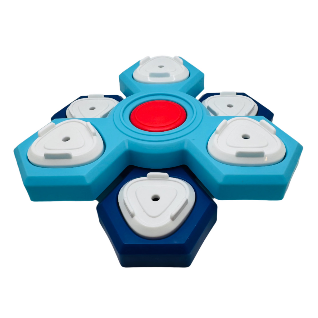 Dog Puzzle Feeder Toy | Honeycomb Design