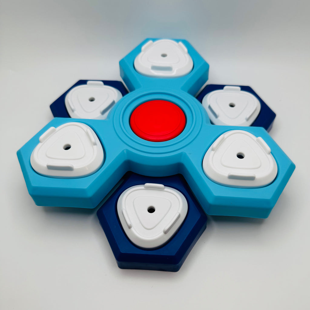 Dog Puzzle Feeder Toy | Honeycomb Design