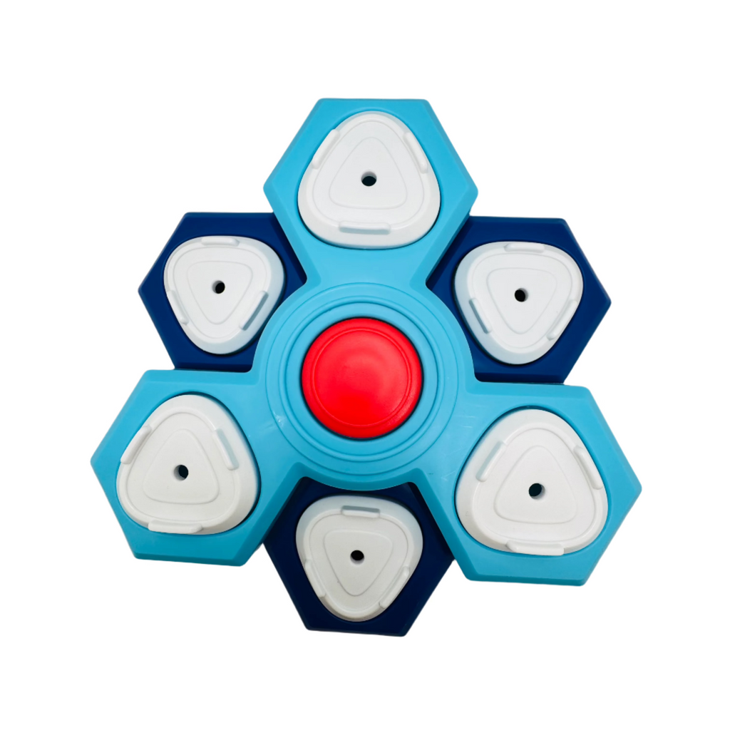 Dog Puzzle Feeder Toy | Honeycomb Design