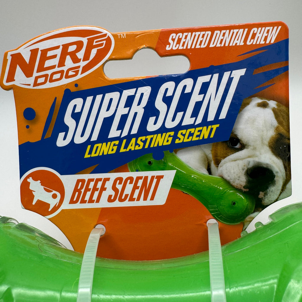 Dog Barbell Chew Toy | Beef Scent