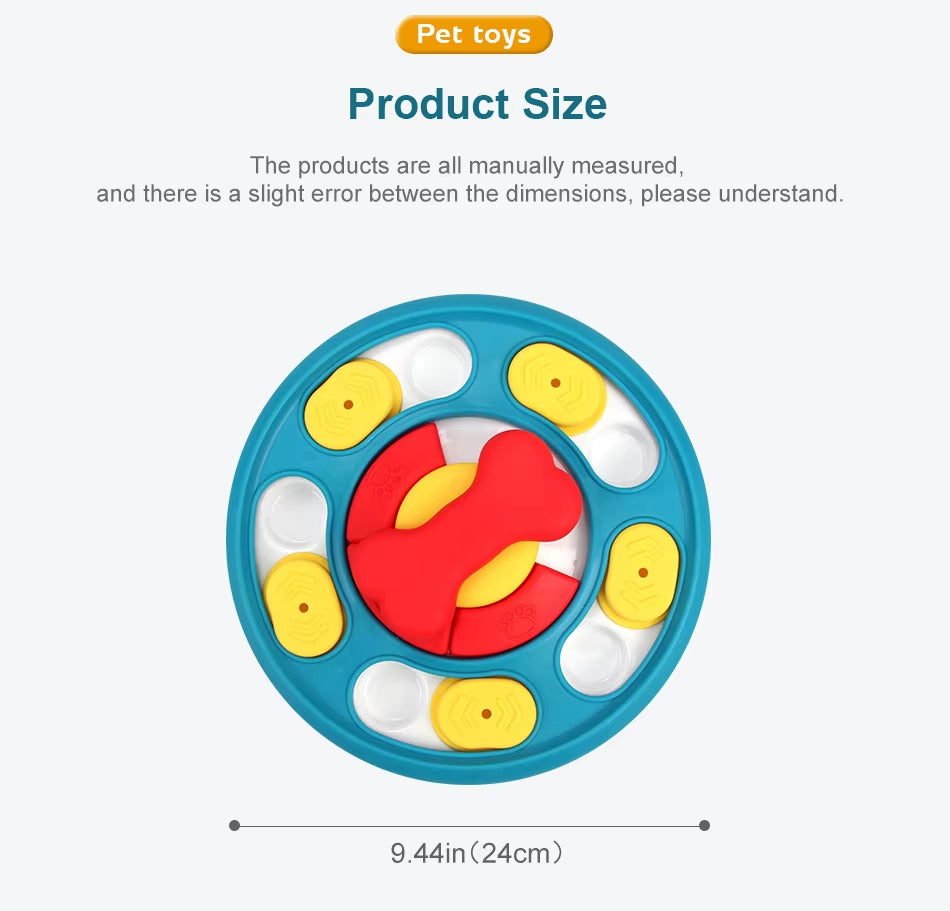 Dog Round Puzzle Feeder Toy