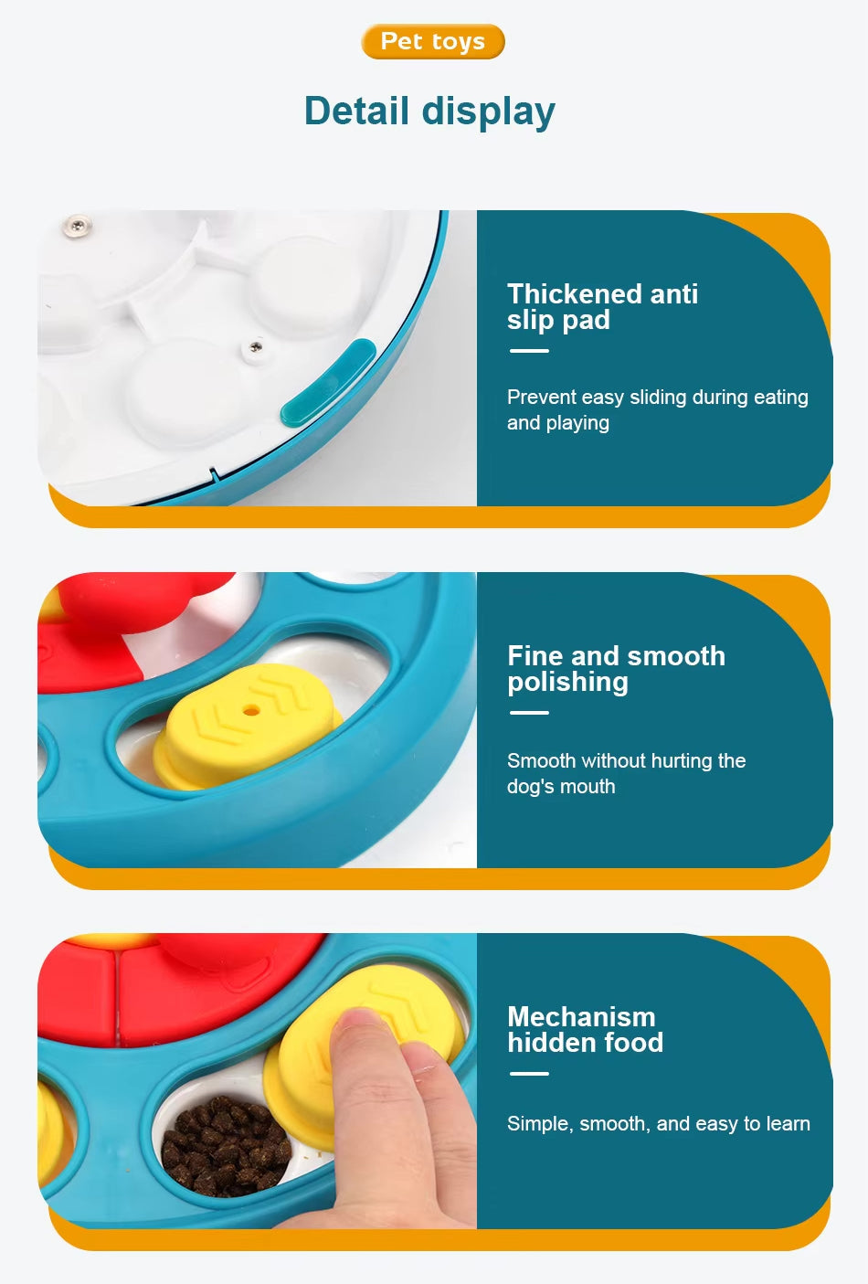 Dog Round Puzzle Feeder Toy