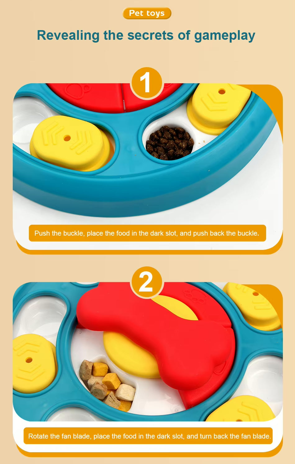 Dog Round Puzzle Feeder Toy