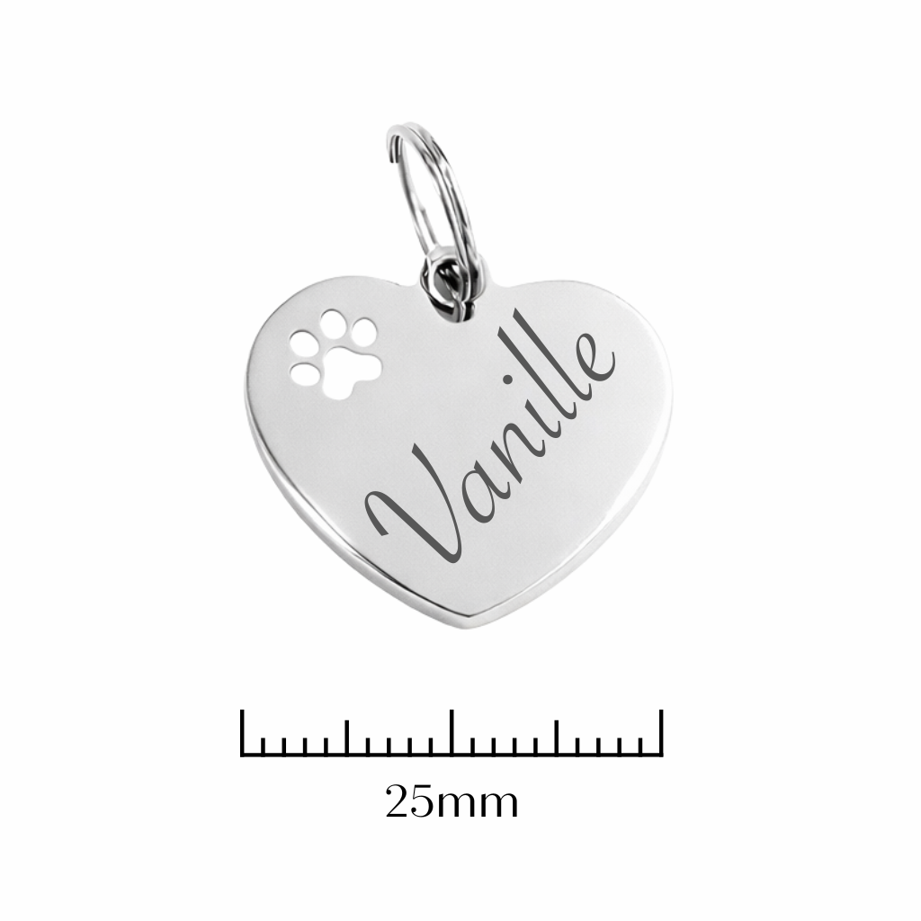 Médaille coeur personnalisée