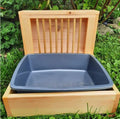 Rabbit Hay Feeder & Litter Box (XL Dowel)