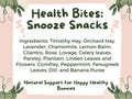 Health Bites: Snooze Snacks