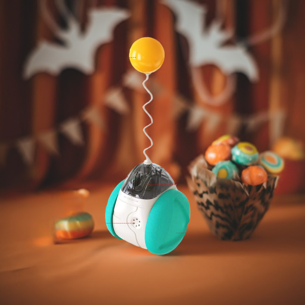 Pet Interactive Wobble Squeaky Toy