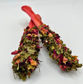 Floral-Dipped Sweet Bamboo Sticks