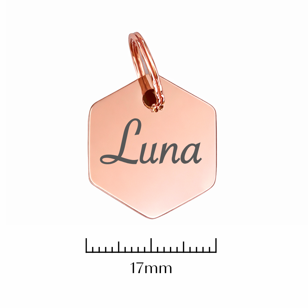 Médaille hexagone personnalisée