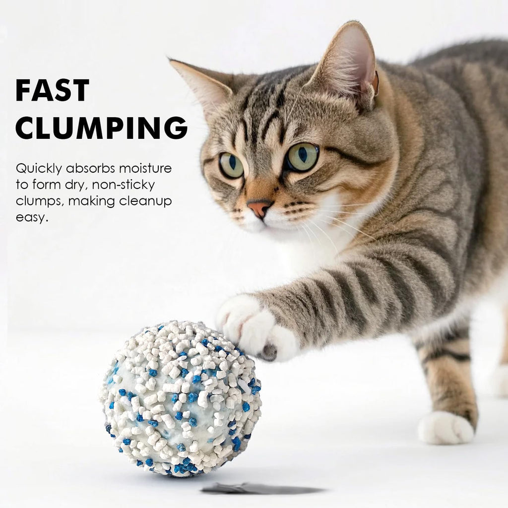 Natural Cassava Low-Dust Cat Litter Cubic Pack