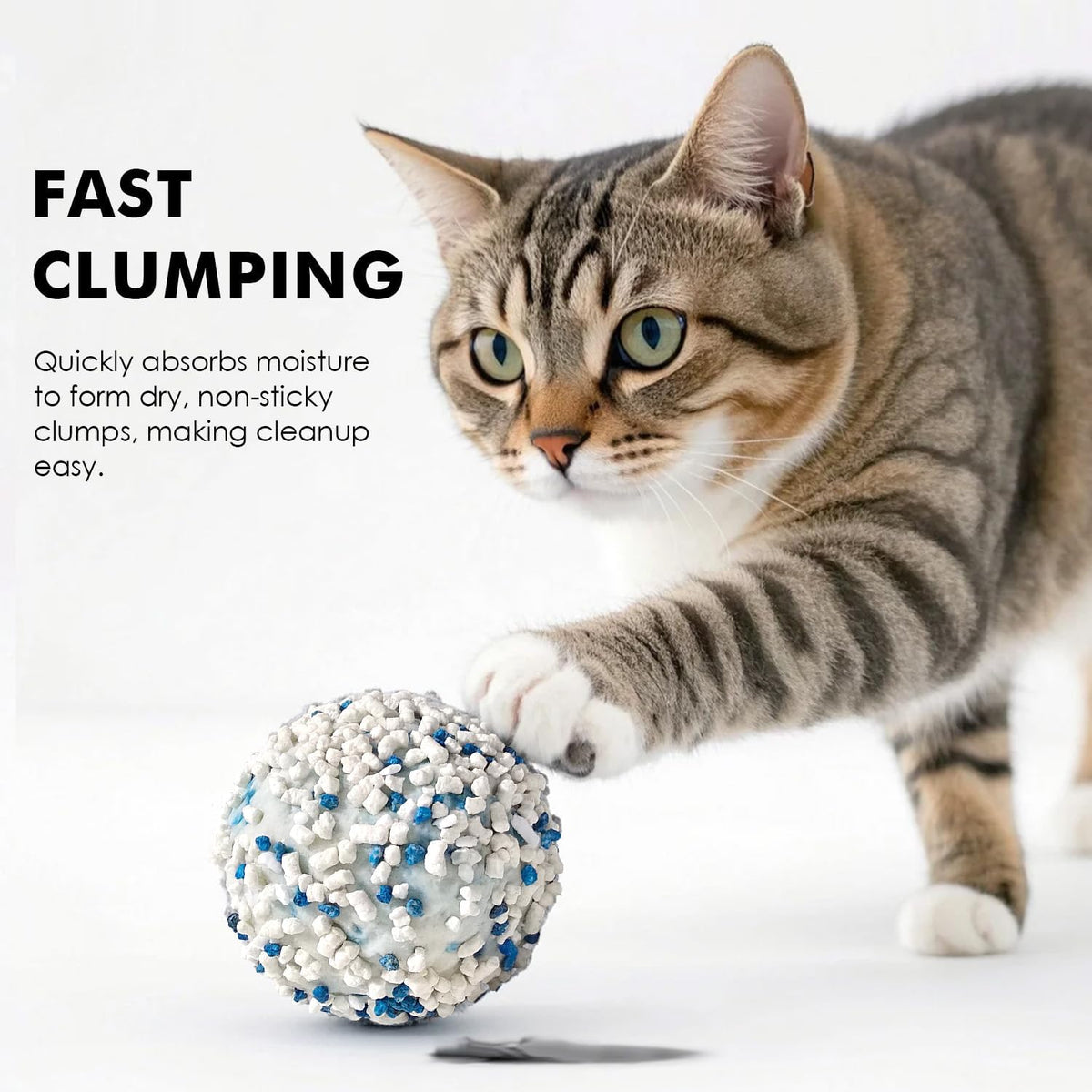 Natural Cassava Low-Dust Cat Litter Cubic Pack